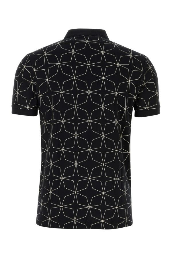 Printed piquet polo shirt - 2