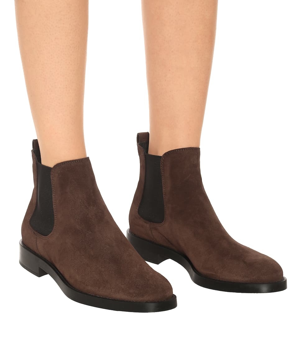 Suede Chelsea boots - 5