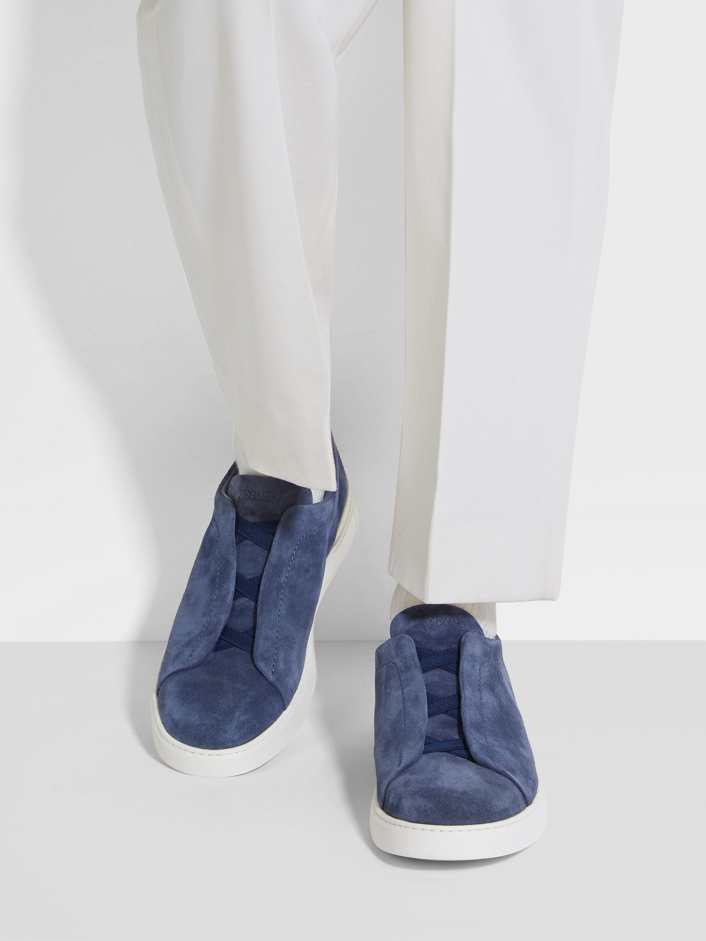 UTILITY BLUE SUEDE TRIPLE STITCH™ SNEAKERS - 2