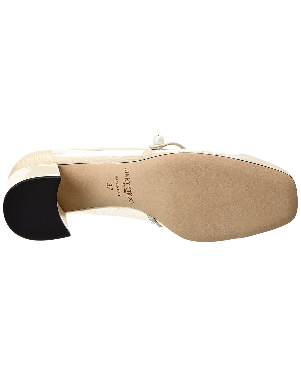Jimmy Choo Elisa 45 Patent & Mesh Pump - 4