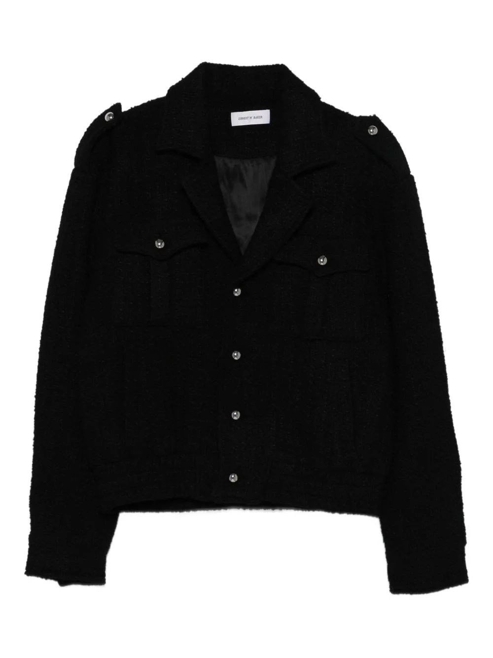 buttoned flap-pocket jacket - 1