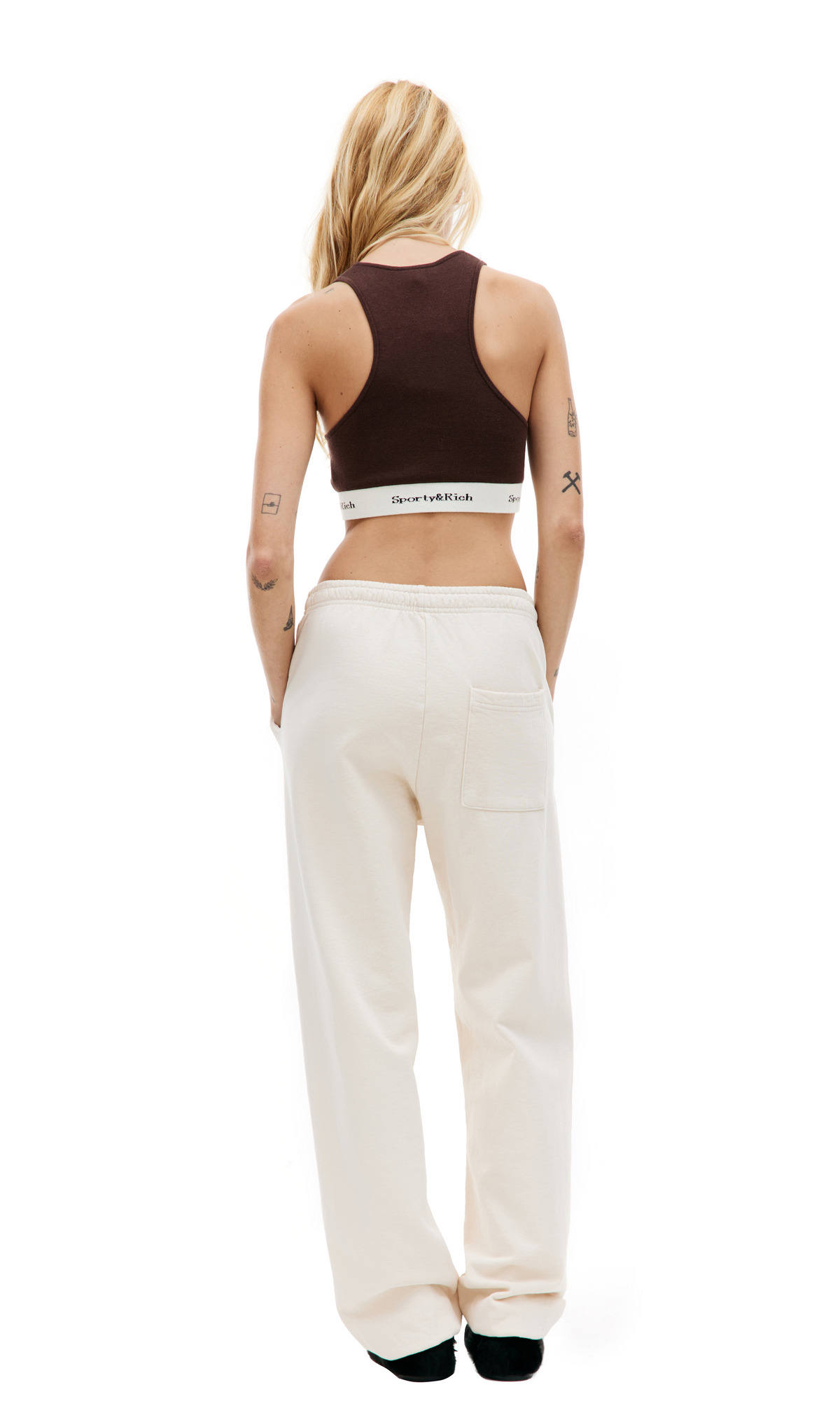 SYRACUSE EMB SWEATPANT (CREAM) - 3
