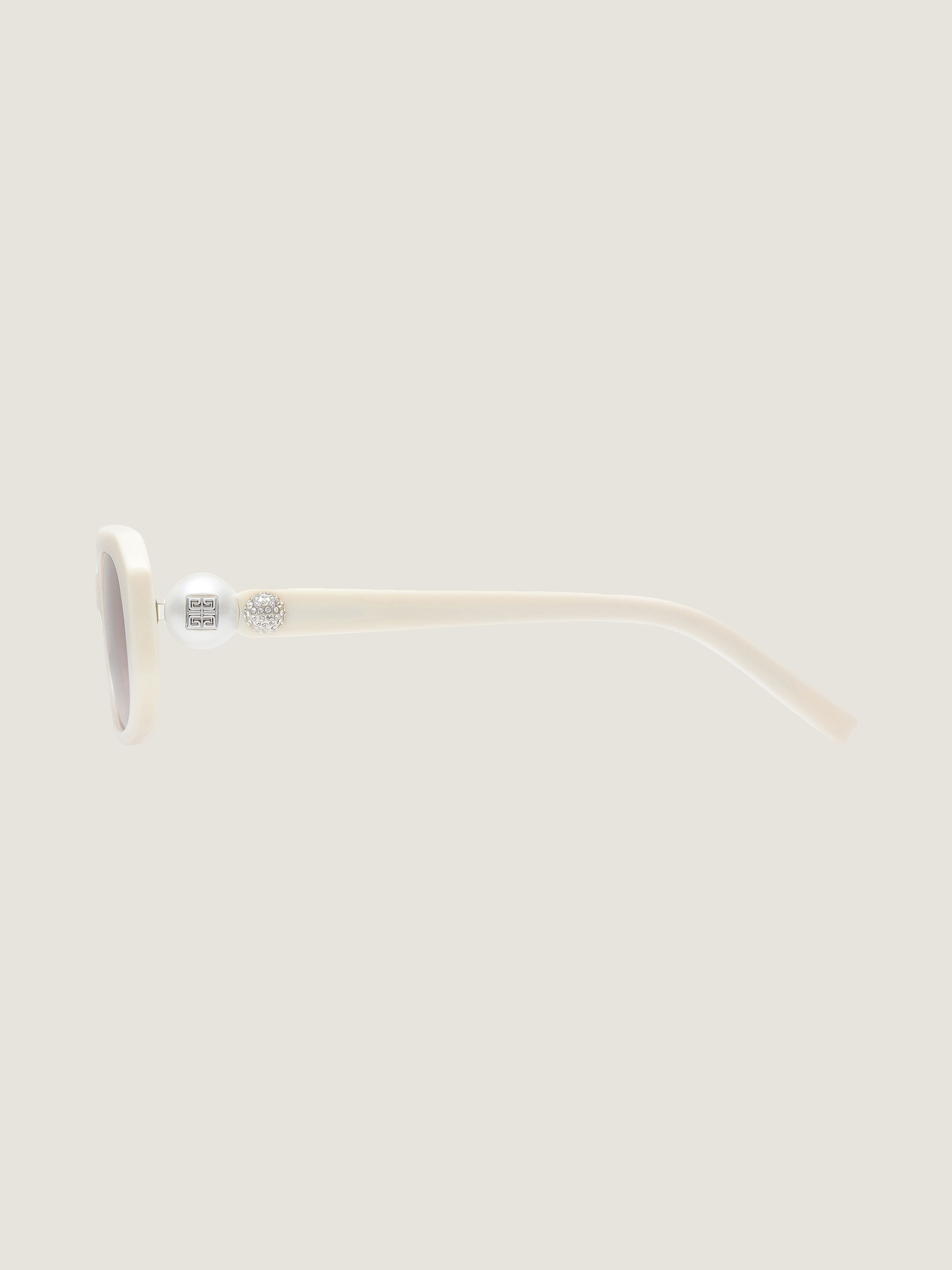 4G PEARL SUNGLASSES IN ACETATE WITH CRYSTALS - 3
