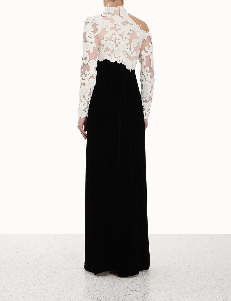 SENSORY VELVET BODICE GOWN 4