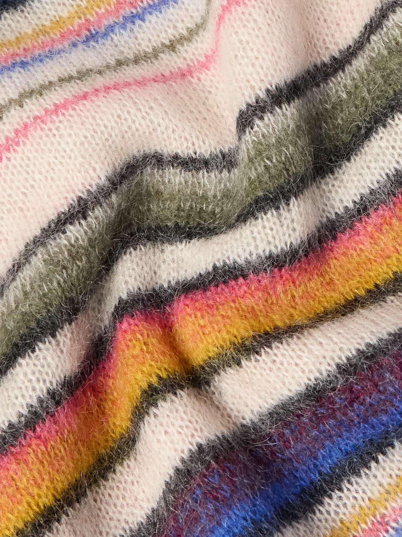 Drusselh Striped Mohair-Blend Sweater - 4
