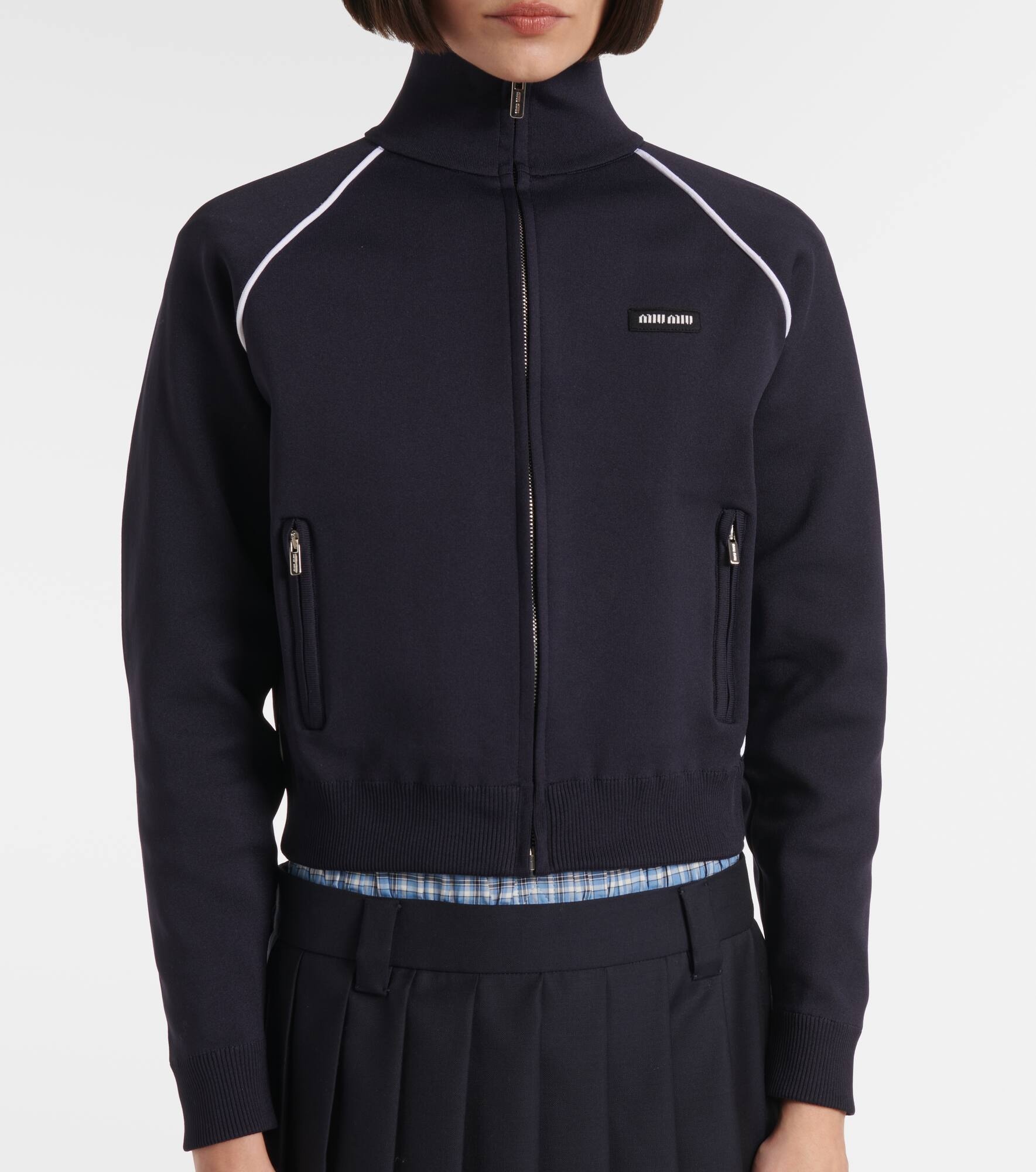 Logo zip-up sweatshirt - 6