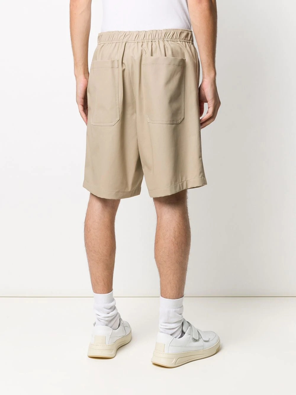 elasticated waistband bermuda shorts - 4