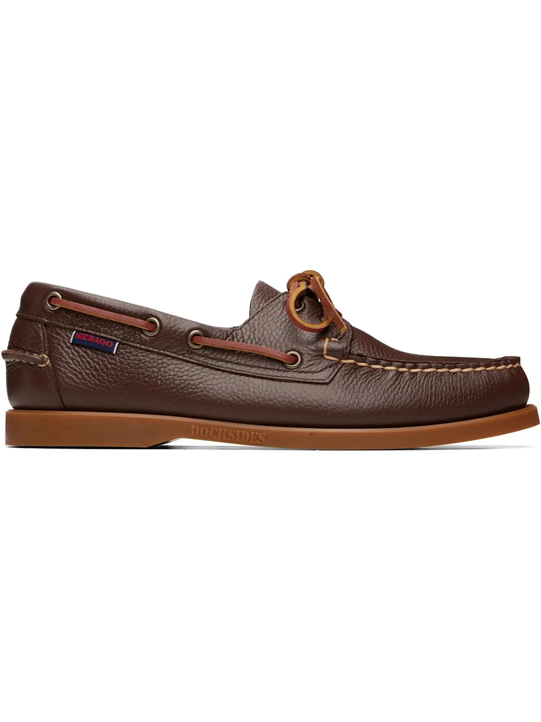 Brown Portland Martellato Boat Shoes - 1