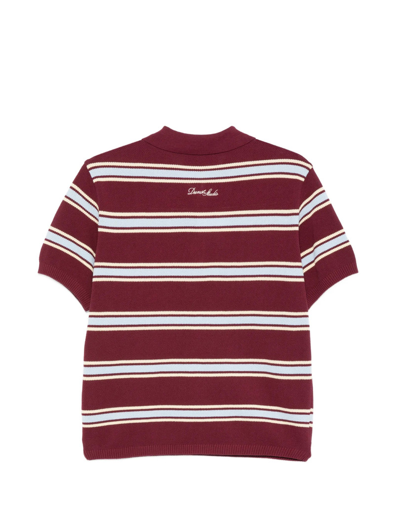 Dunst Dunst Striped Polo Shirt outlook