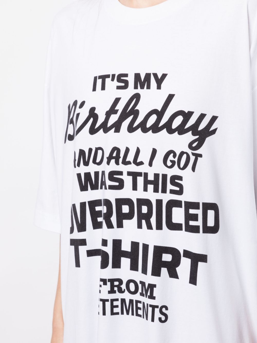 Birthday graphic-print T-shirt - 5
