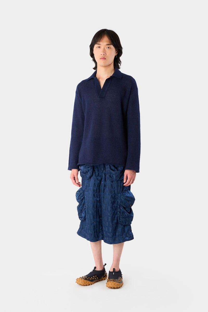 MOHAIR POLO / blue 9