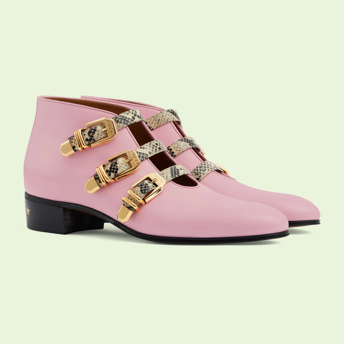 Men's buckle ankle boots - 2