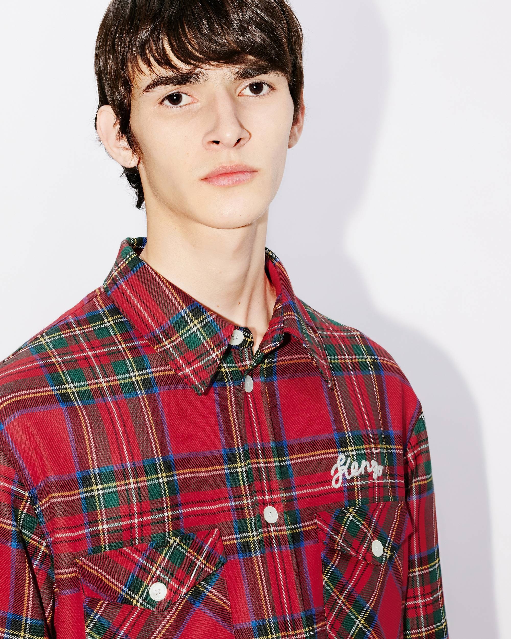 Checked military jacket - 6