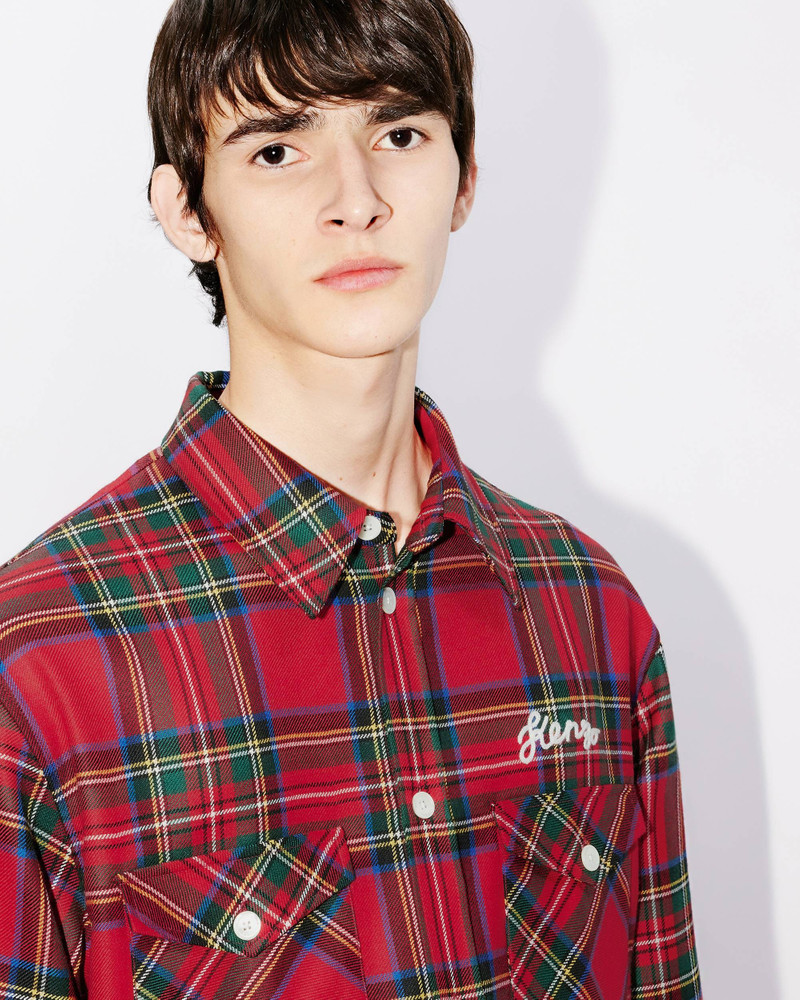 Checked military jacket 6