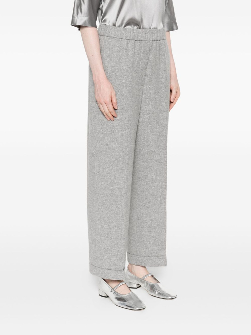 elastic-waist wool trousers 3