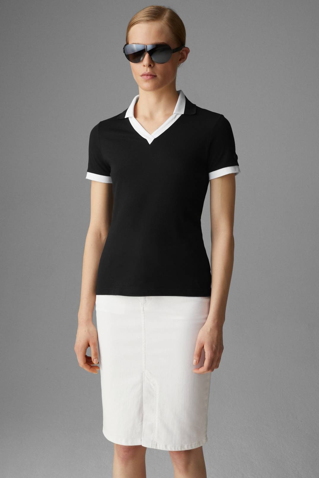 LUMA FUNCTIONAL POLO SHIRT IN BLACK - 2