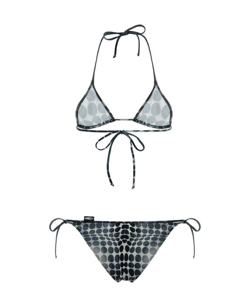 Jean Paul Gaultier Printed Stretch Polyester Bikini outlook