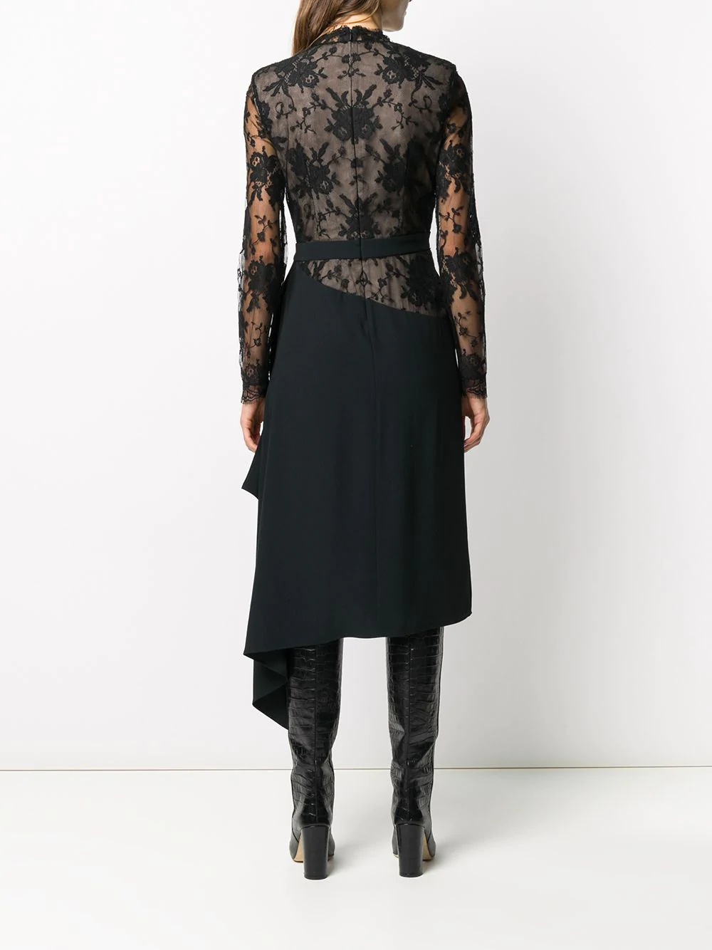 lace draped dress - 4