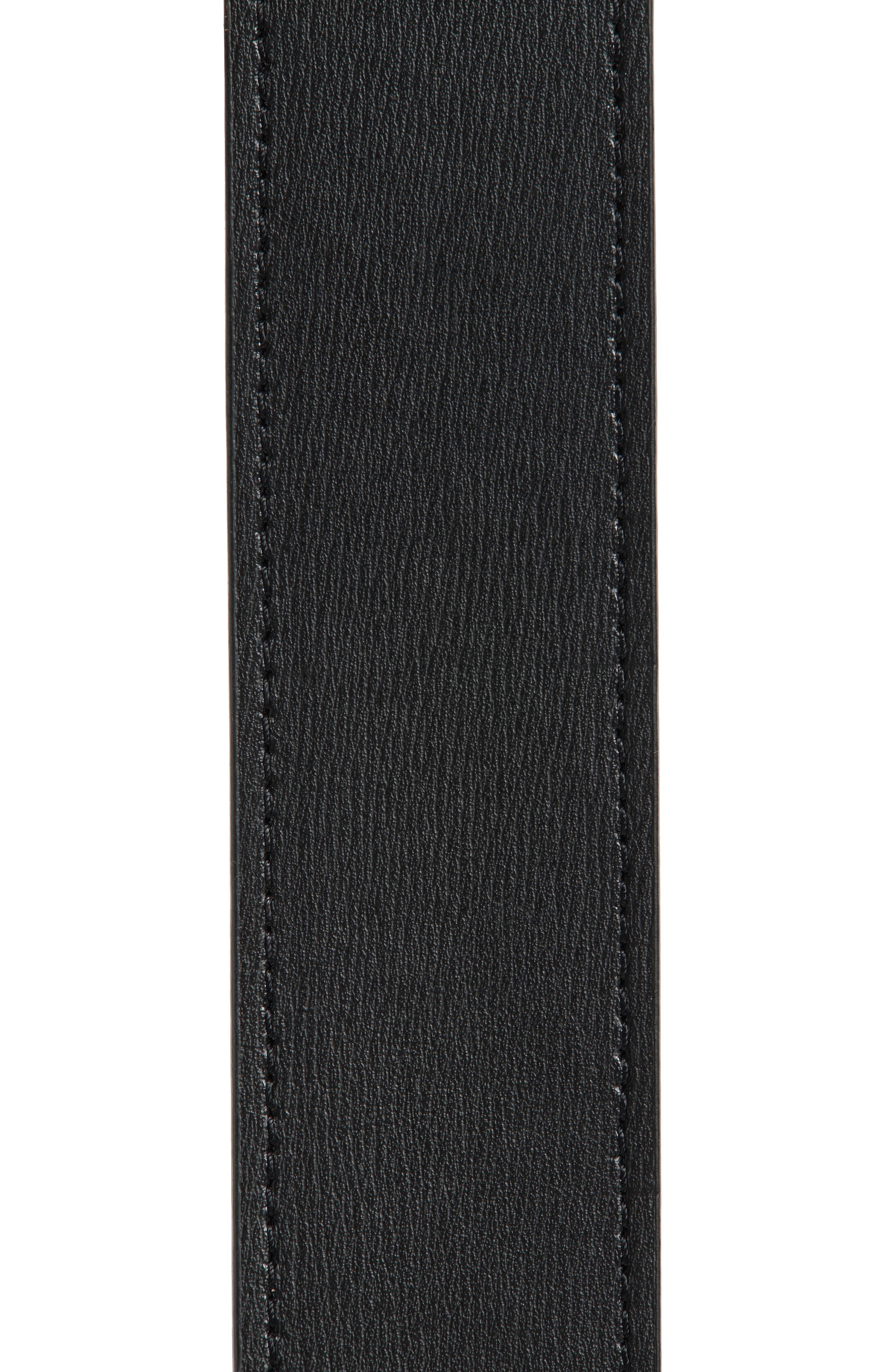 TOTEME Swirl Leather Belt in Black at Nordstrom - 2