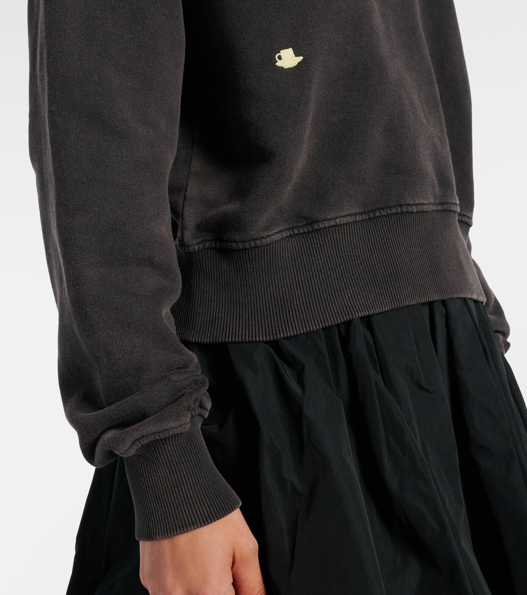 Cotton polo sweatshirt - 5