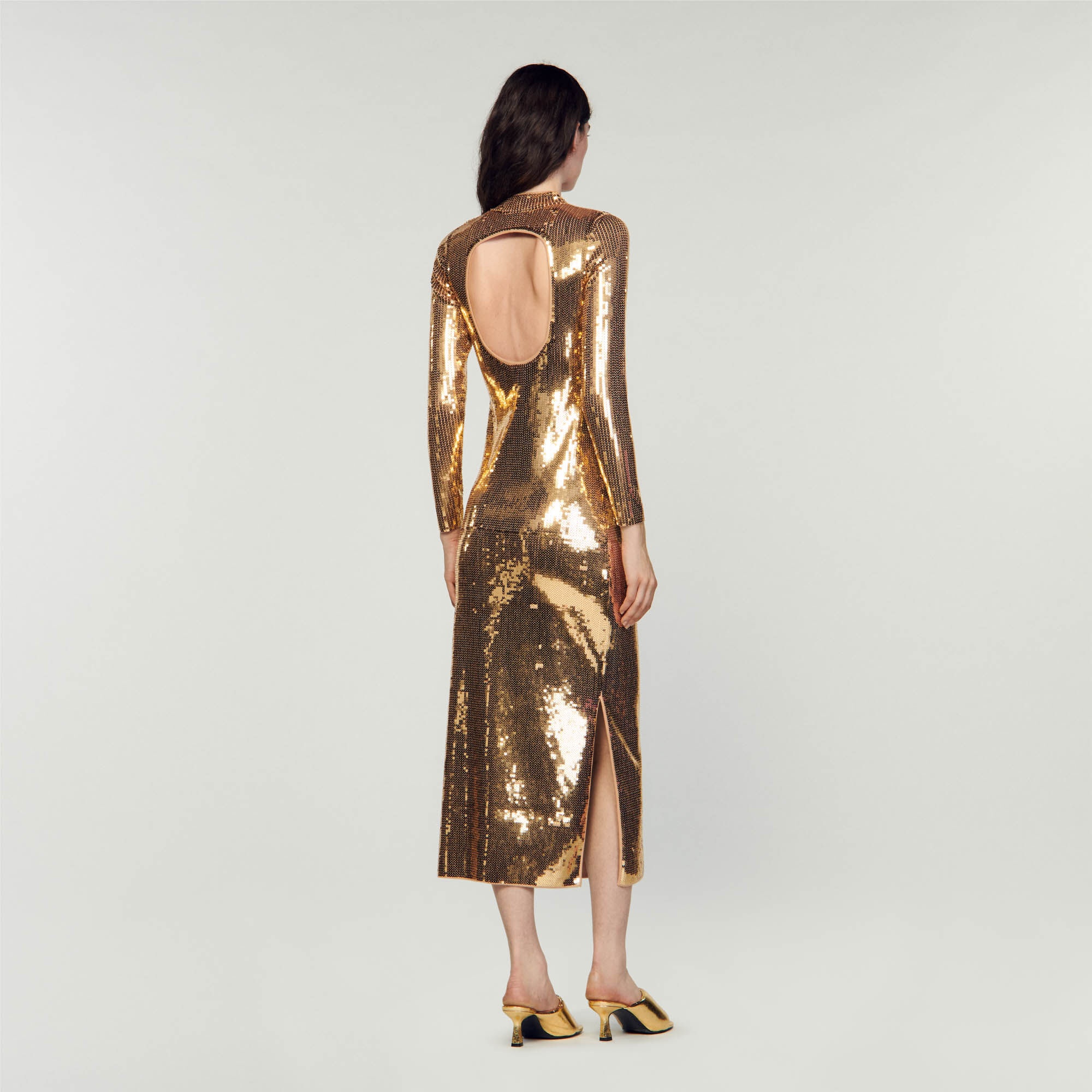 SEQUIN MIDI DRESS - 6