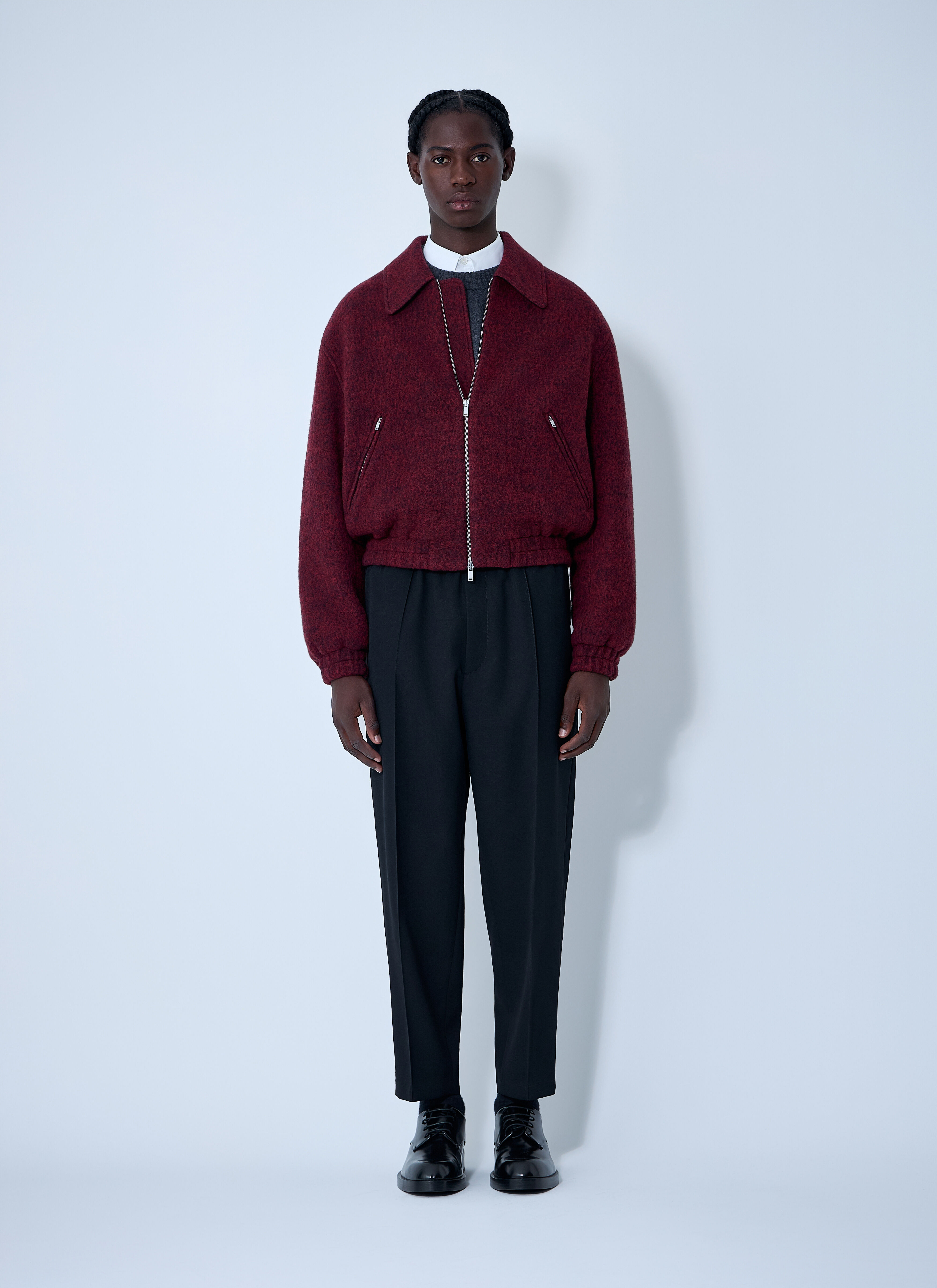 Wool-Blend Bomber Jacket - 2