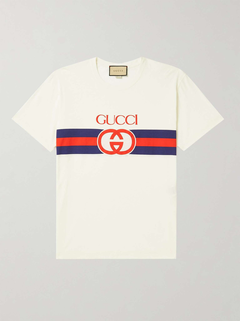 Logo-Print Cotton-Jersey T-Shirt - 1