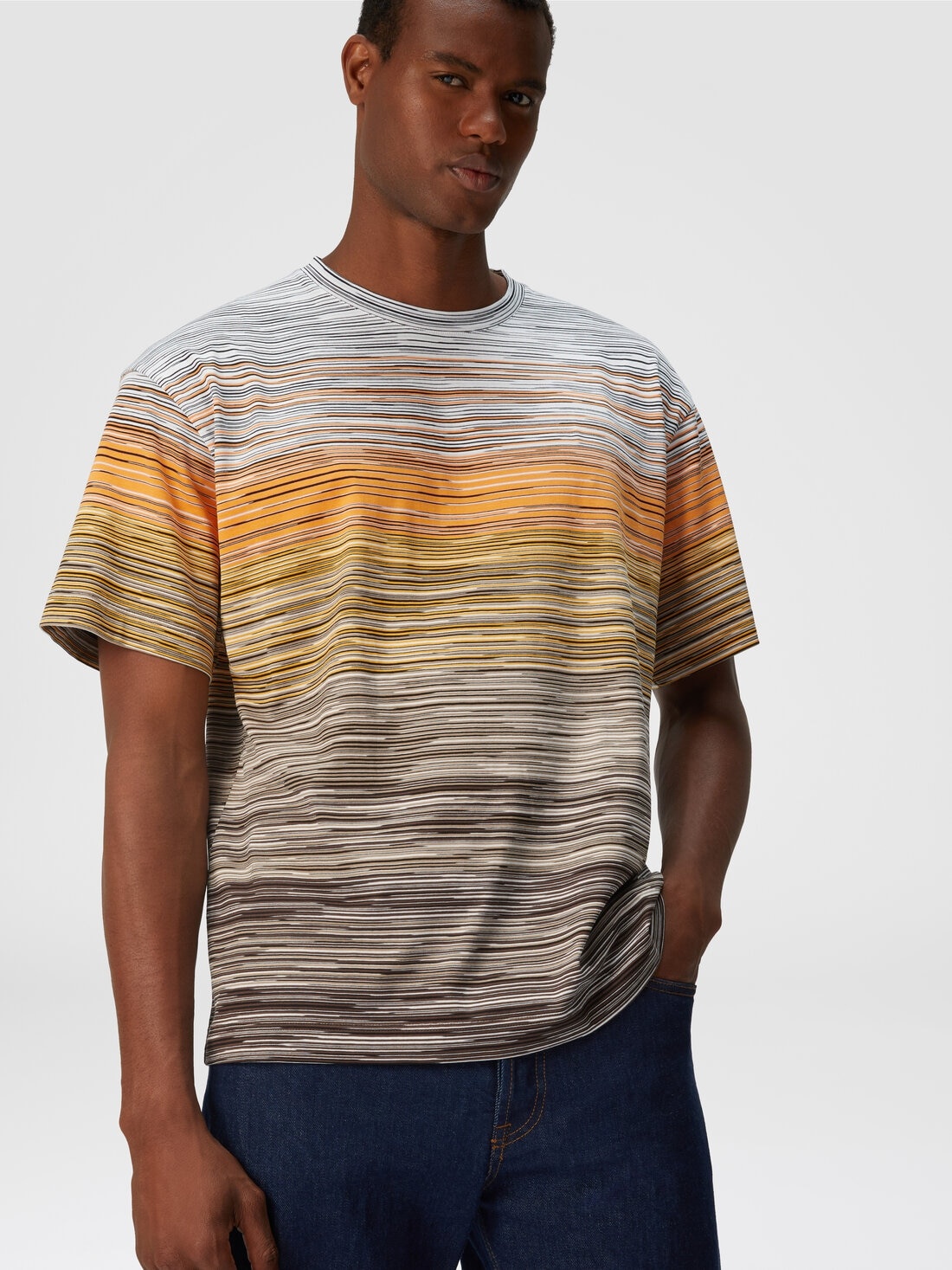 Slub cotton jersey T-shirt - 4