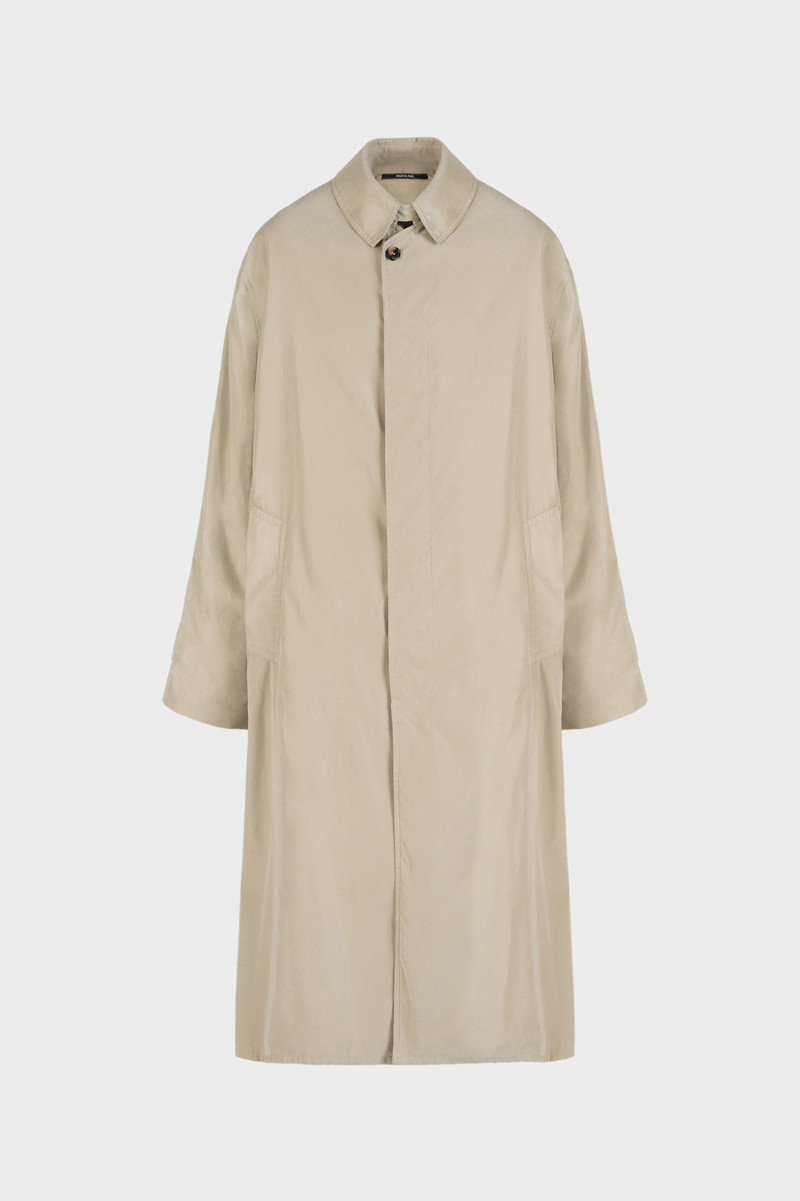 Peached cotton coat 1