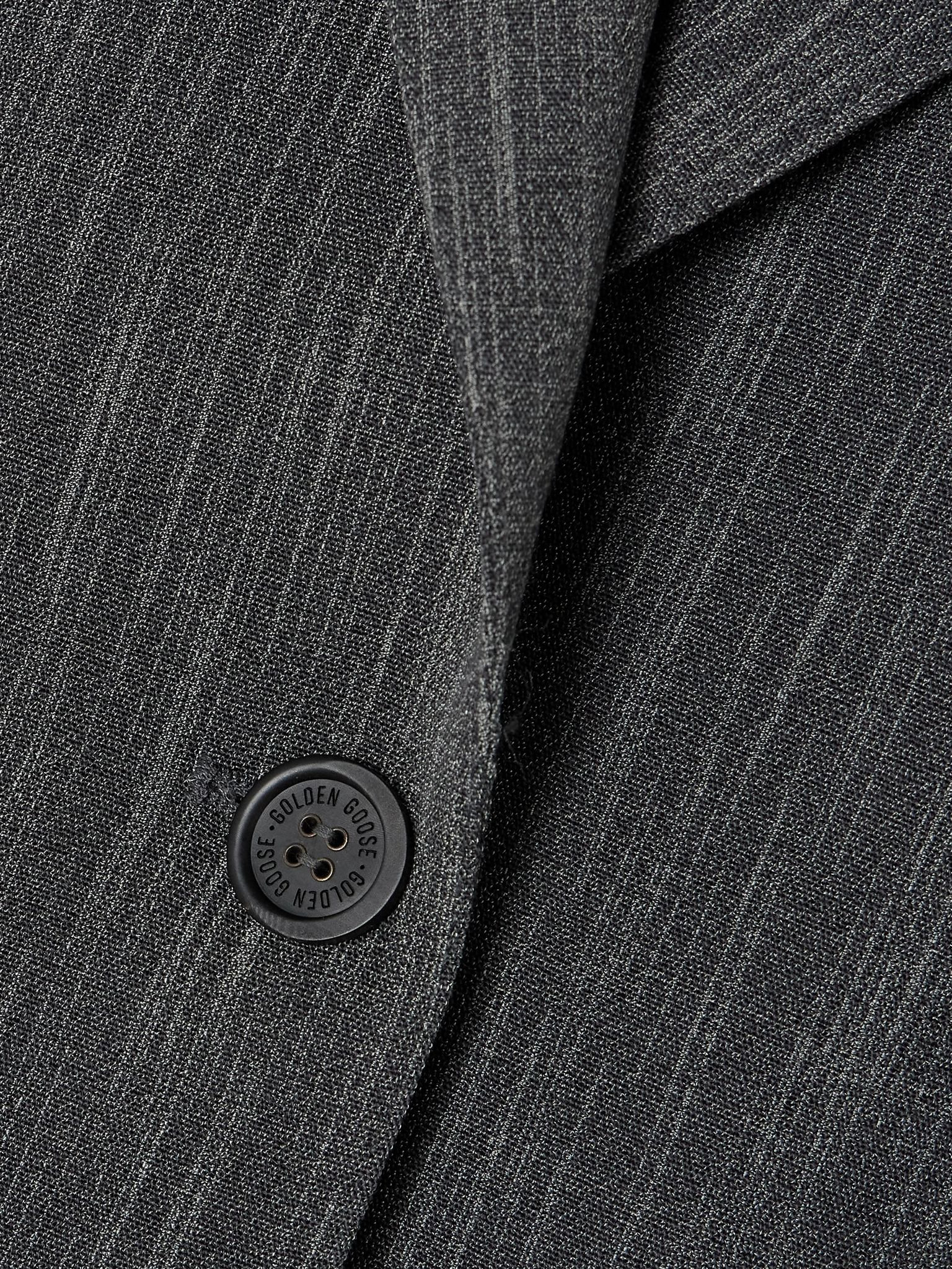 Wool-blend blazer Gray - 5