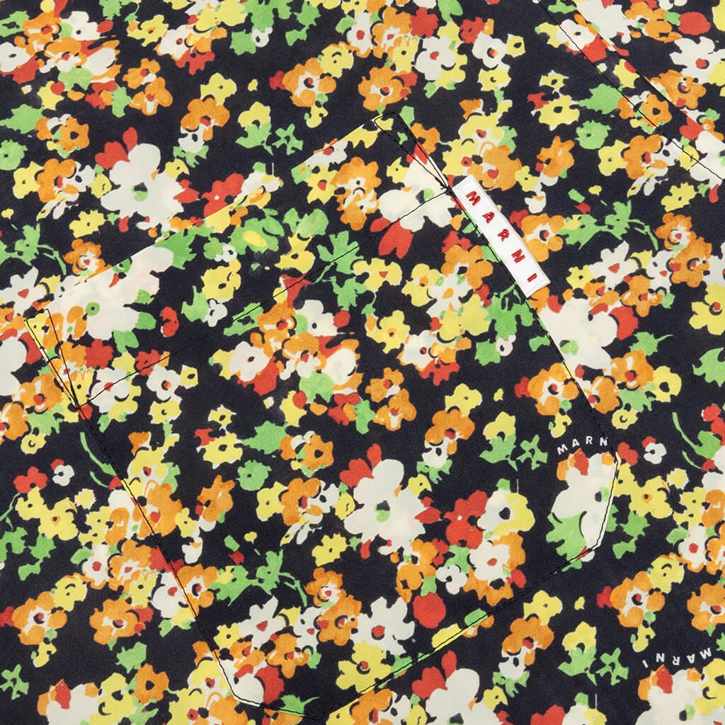 MARNI FLOWER SHIRT - BLACK FLORAL SHORTS - 3