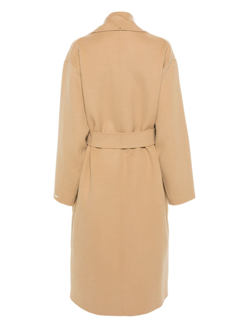 Sportmax belted virgin wool coat | REVERSIBLE