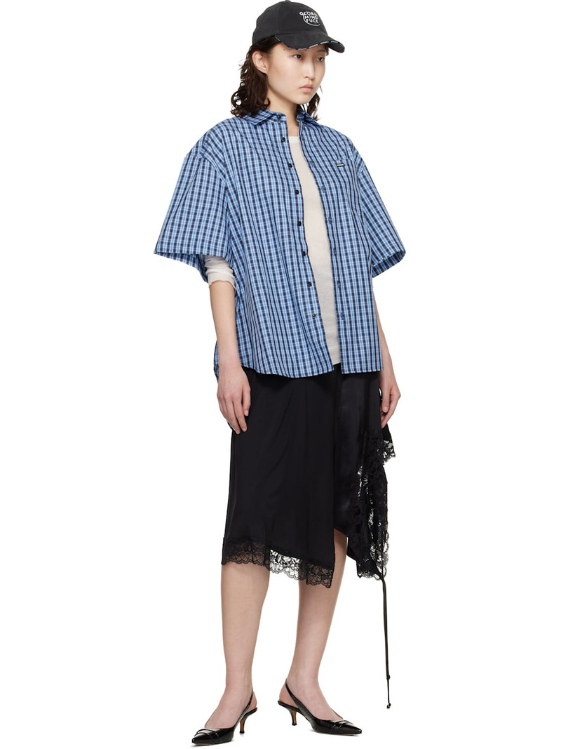 VETEMENTS Blue Short Sleeve Shirt outlook