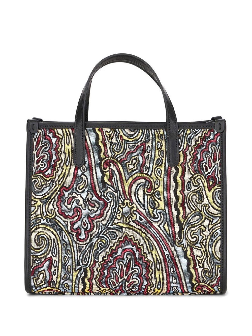 paisley-print tote bag - 3