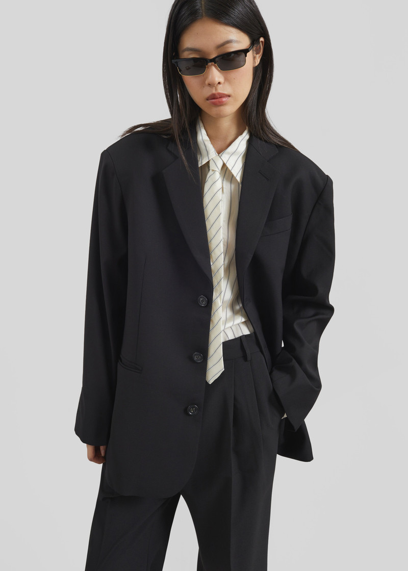 Gelso Oversized Blazer - Black 7