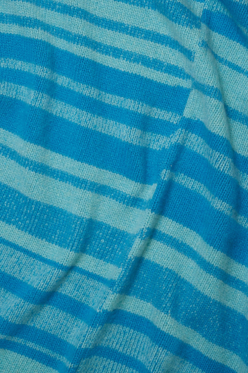 The Elder Statesman STRIPE SUPER SOFT BLANKET outlook