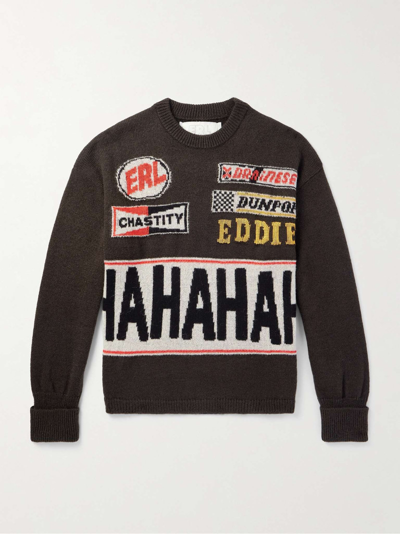 Jacquard-Knit Sweater - 1
