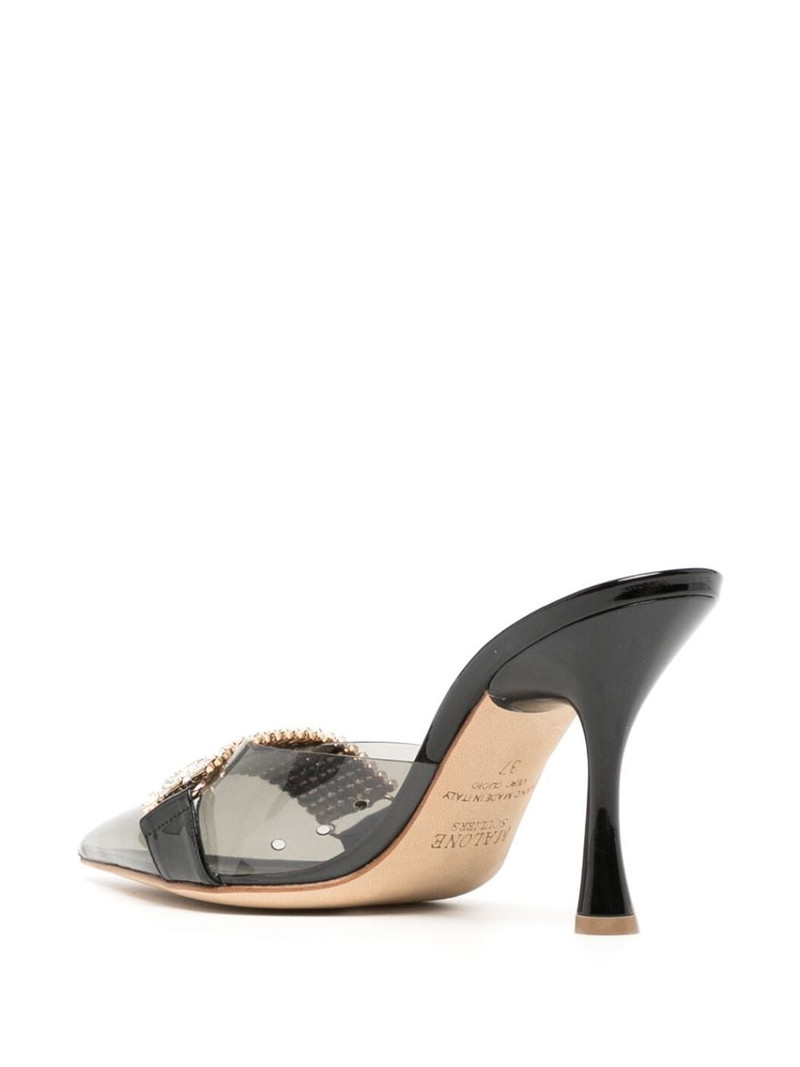 Joelle 90mm leather mules 3