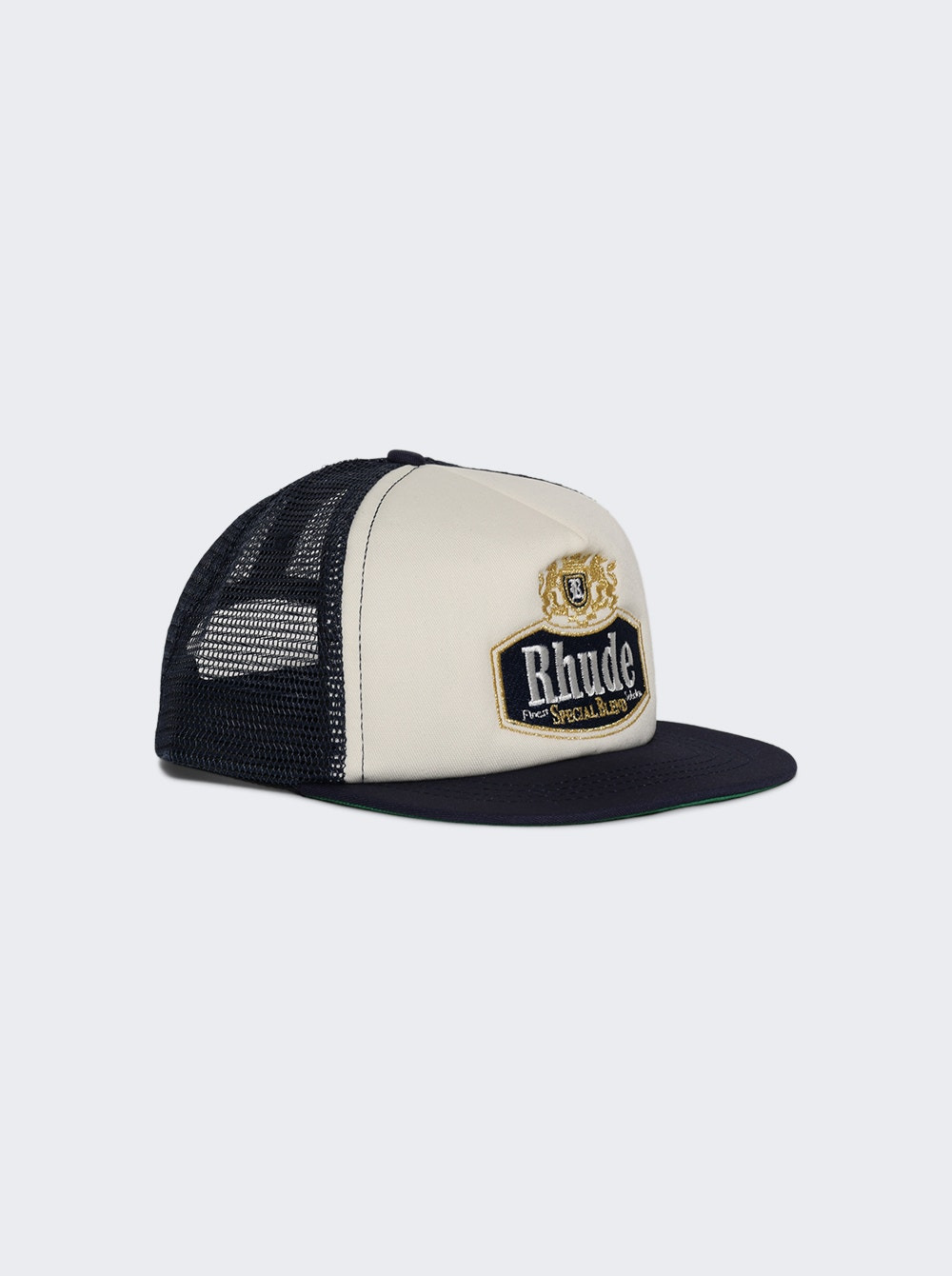 Special-blend Trucker Hat Off White And Navy - 5
