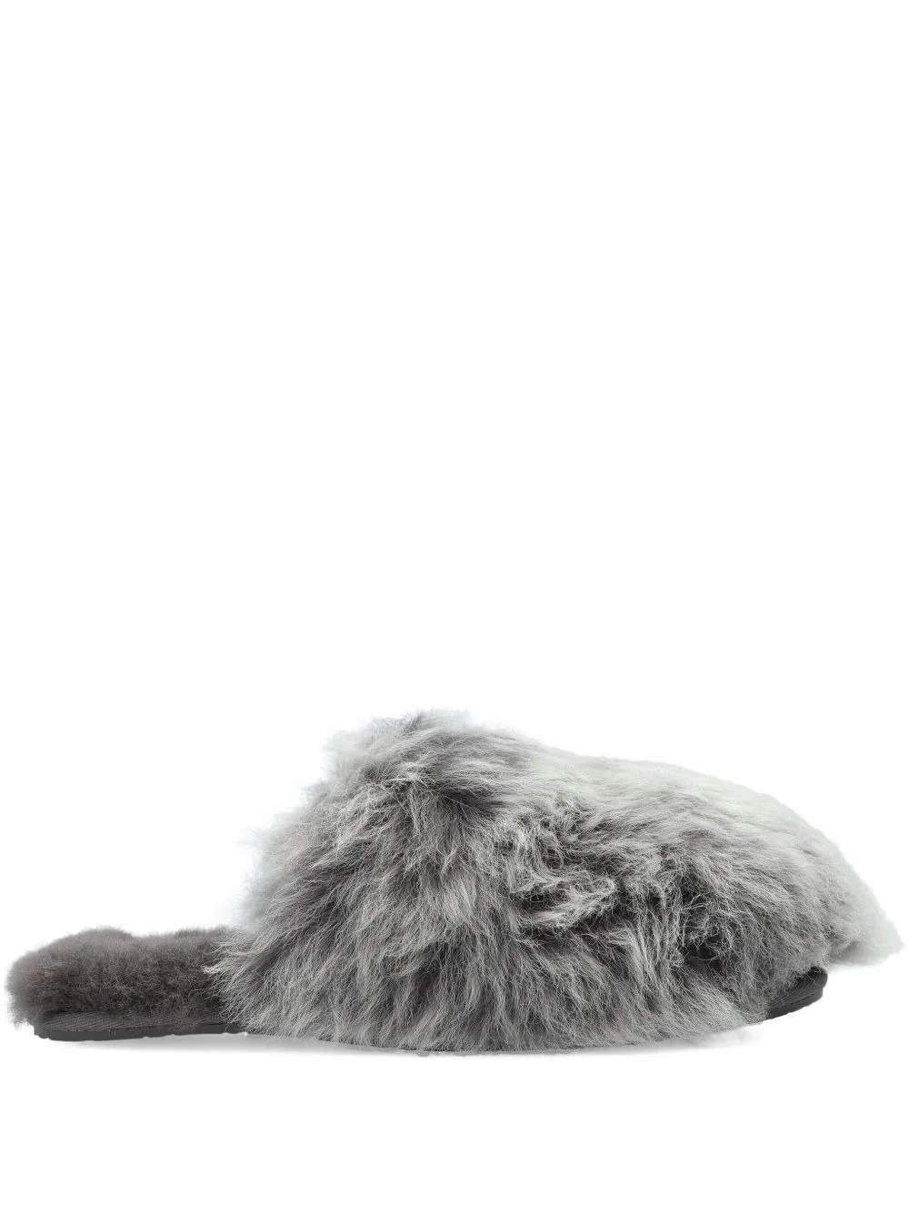 fur-lined slippers - 1