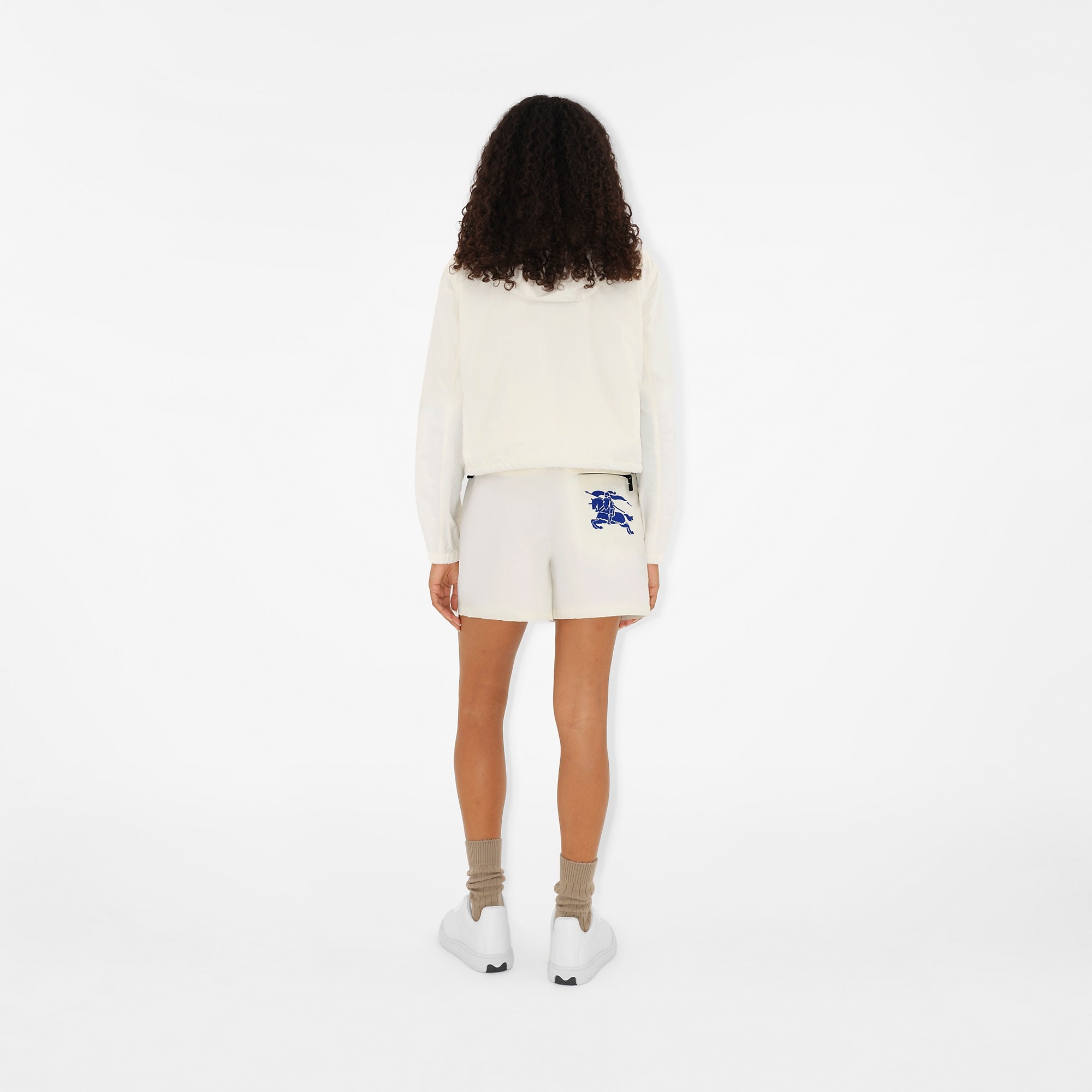 Cropped Nylon Jacket - 4
