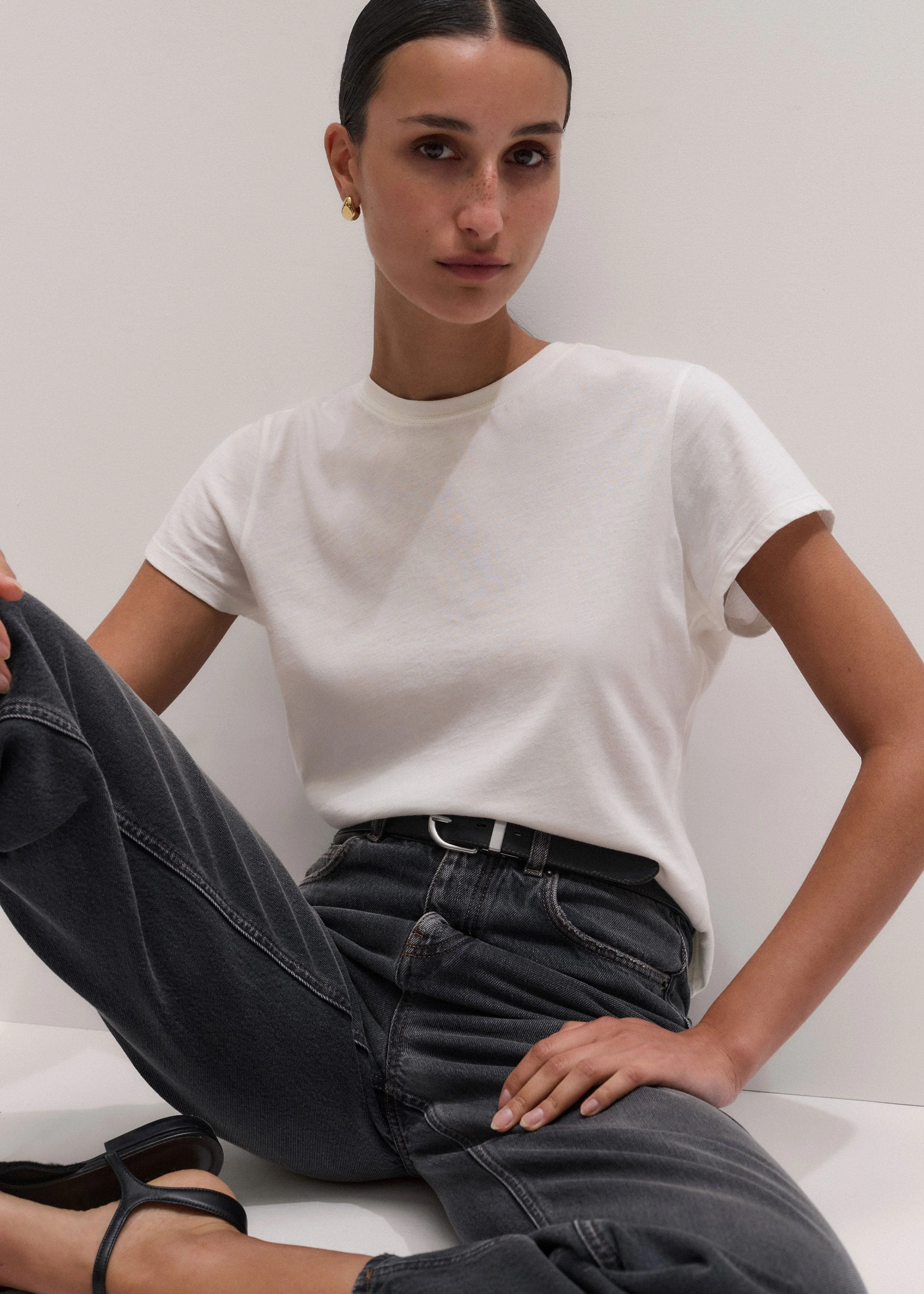 Shrunken Layering Tee - 1