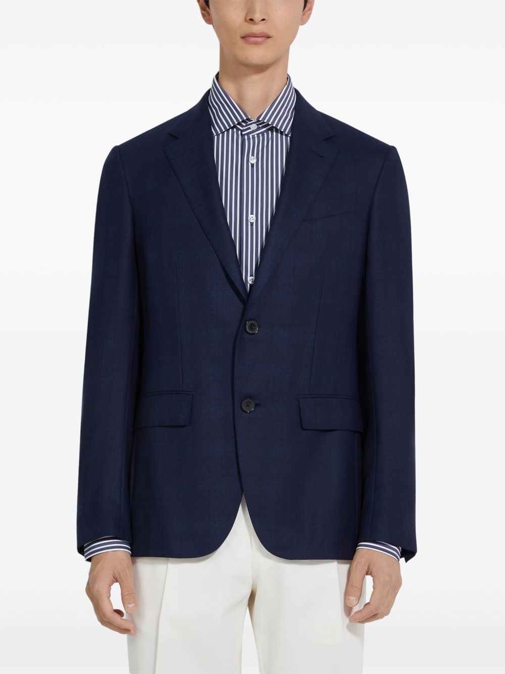 wool blazer - 3
