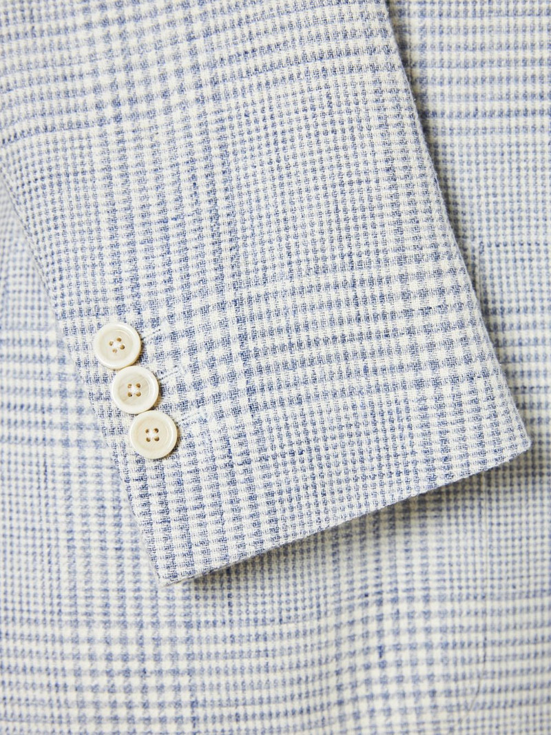checked single-breasted blazer 3