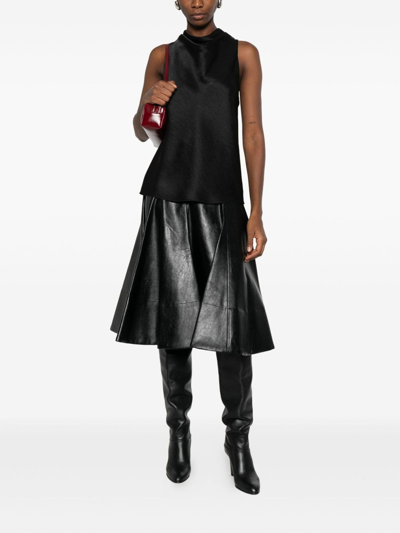 Vince cowl-neck sleeveless top outlook