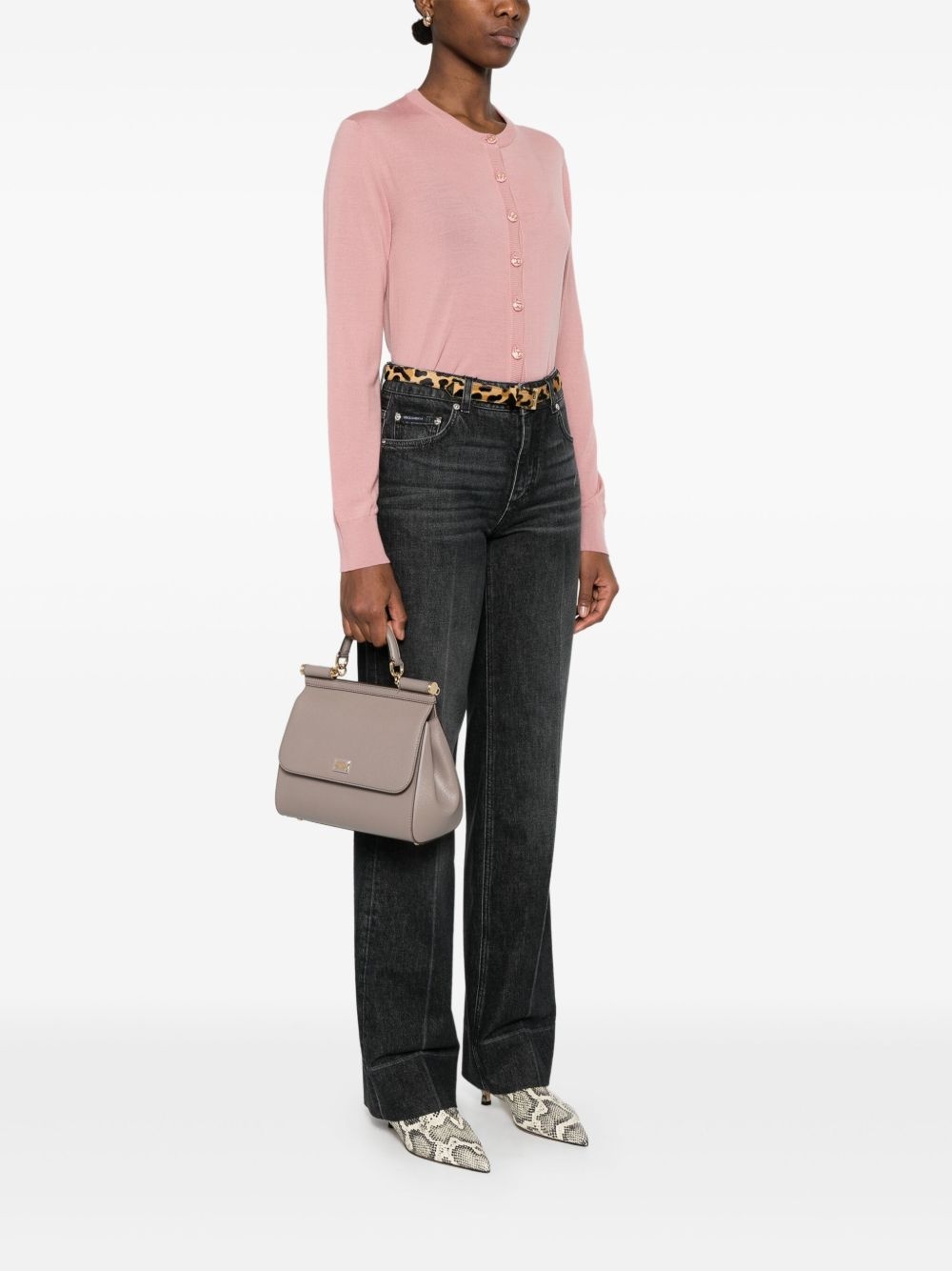 leather tote bag - 2