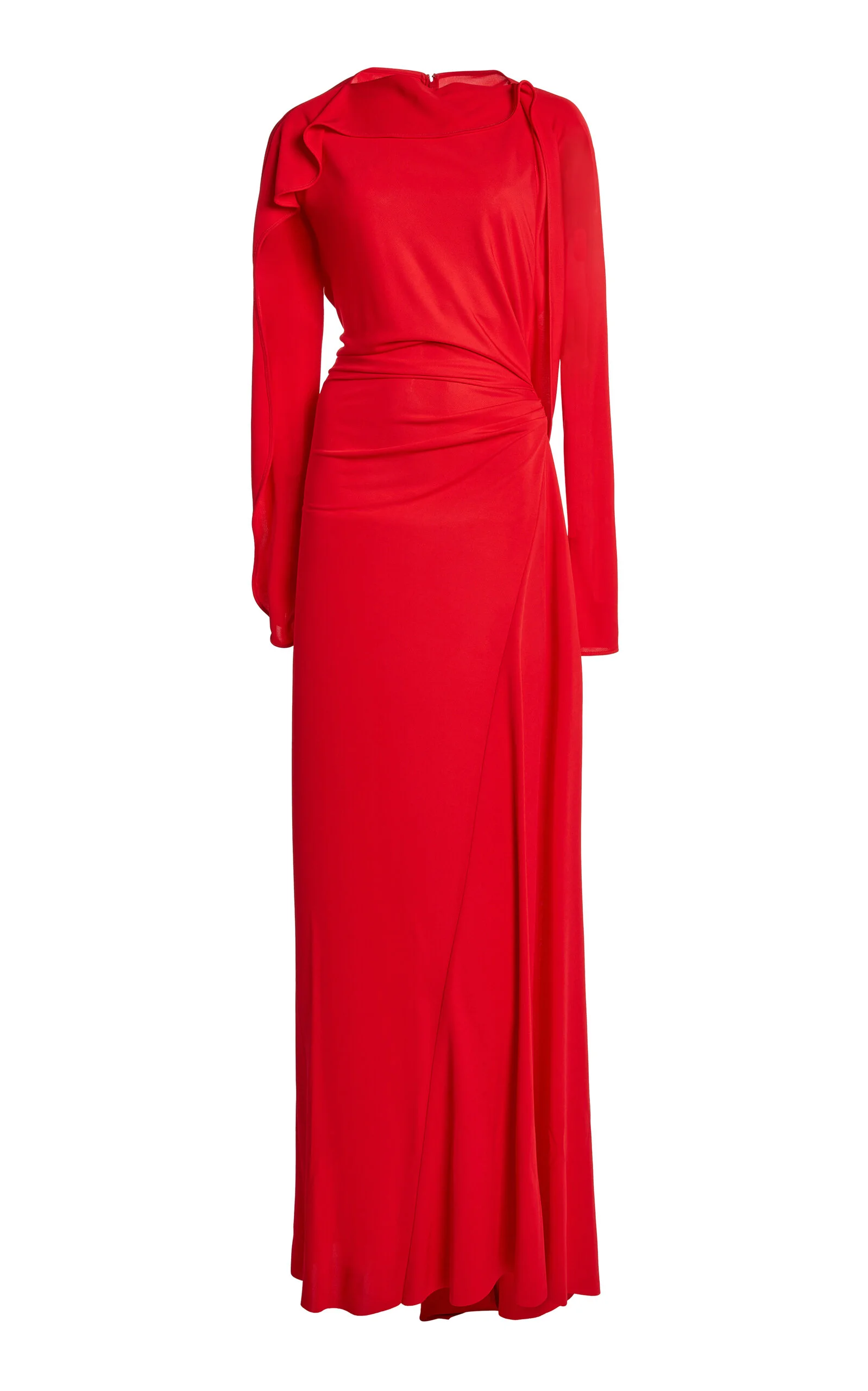 Draped Jersey Gown red - 1