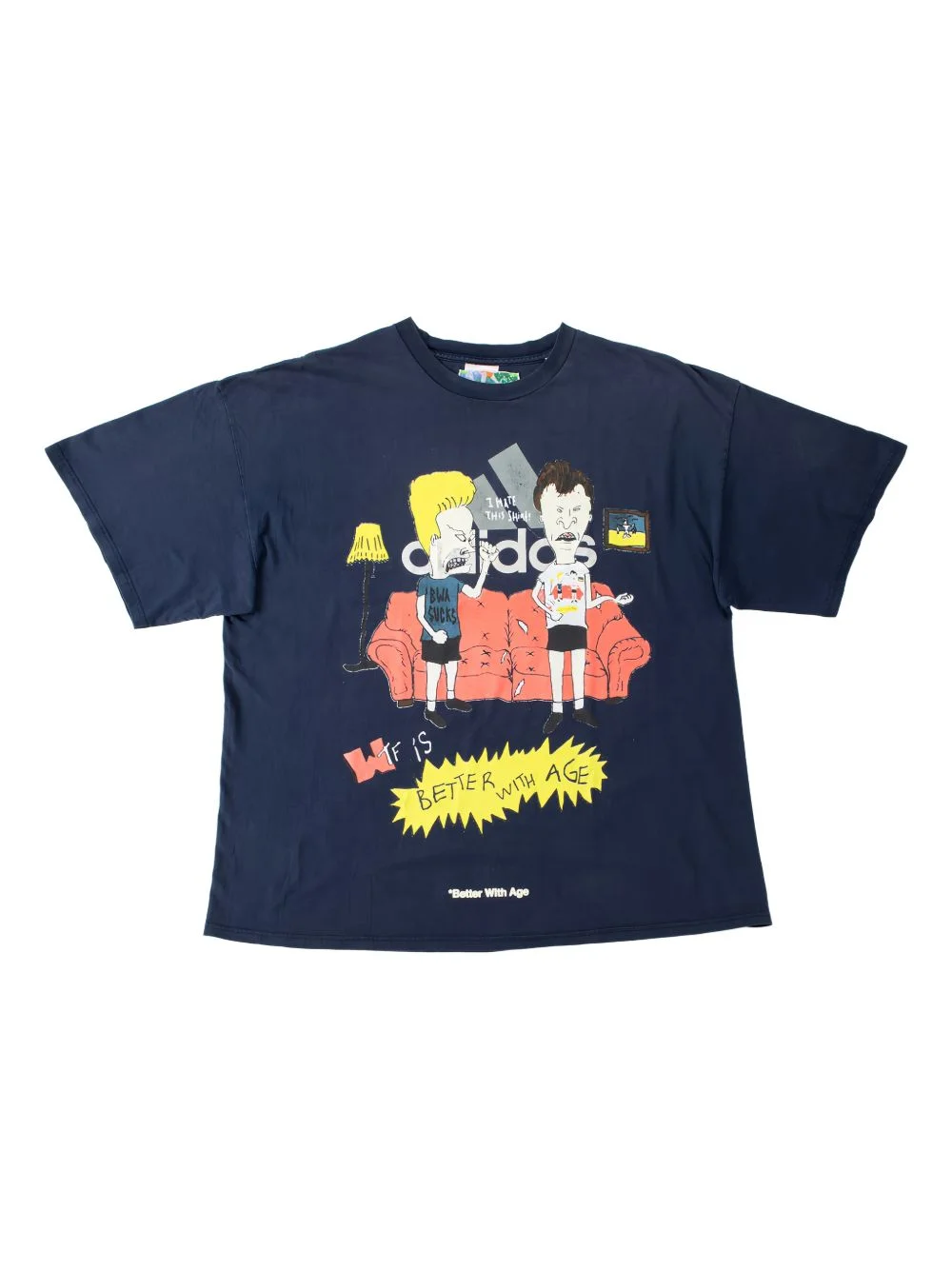 x Adidas crew-neck T-shirt - 1