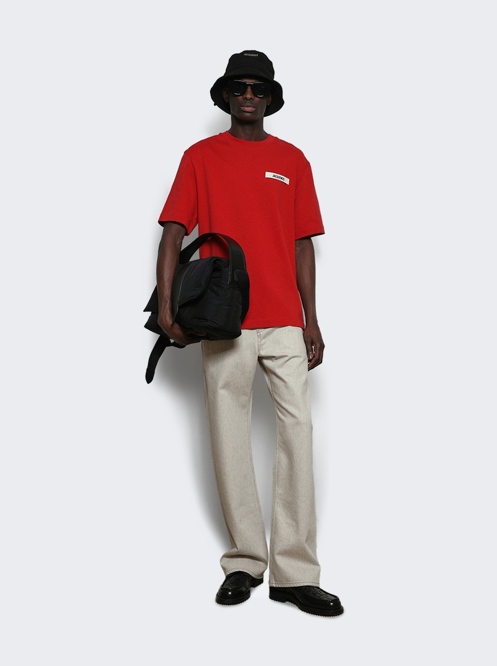 Le Tee Gros Grain Dark Red - 5