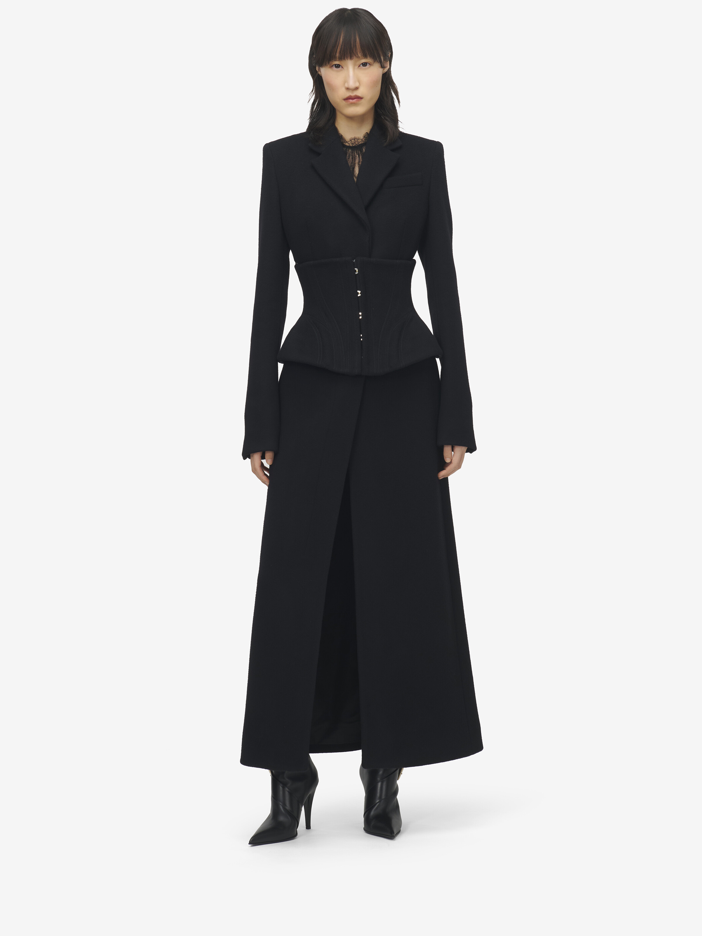Wool Cashmere Long Coat - 2